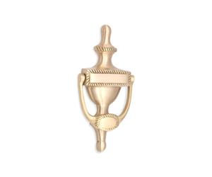 Spira Brass Georgian Door Knocker 6" - 150mm Satin Brass