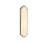 Spira Brass Georgian Finger Plate - Half Round 295mm Satin Brass