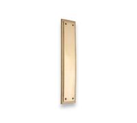 Spira Brass Georgian Finger Plate Square 300mm Satin Brass