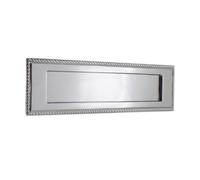 Spira Brass Georgian Letter Plate 250mm Polished Chrome