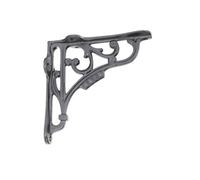 Spira Brass Gner Shelf Bracket Black 125X125mm (Sold In Pairs)