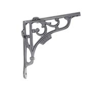 Spira Brass Gner Shelf Bracket Black 180X180mm (Sold In Pairs)