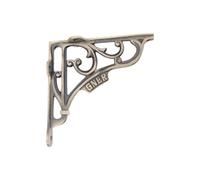 Spira Brass Gner Shelf Bracket Matt Antique 150X150mm (Sold In Pairs)
