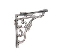 Spira Brass Gner Shelf Bracket Pewter 125X125mm (Sold In Pairs)