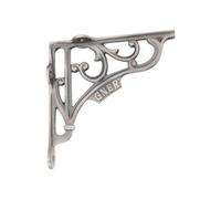Spira Brass Gner Shelf Bracket Pewter 150X150mm (Sold In Pairs)