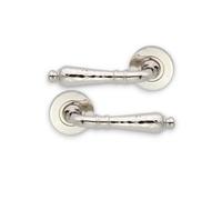 Spira Brass Hammered Hazel Lever On Rose Polished Nickel