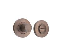 Spira Brass Hammered Knurlmond Thumb Turn & Release Matt Antique