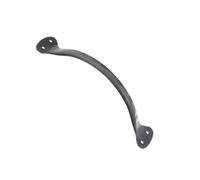 Spira Brass Hammered Pull Handle Large Matt Black