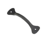 Spira Brass Hammered Pull Handle Small Matt Black