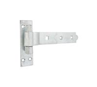 Spira Brass Hook And Band Hinge (2)- Cranked 8" - 200mm Zinc