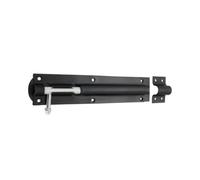 Spira Brass Iron Barrel Bolt - Straight 8" Black