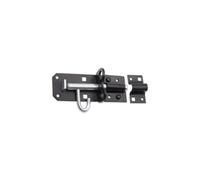 Spira Brass Iron Brenton Bolt 4" Black