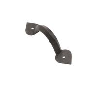 Spira Brass Iron Door Handle Arrow End 4" - 100mm Beeswax