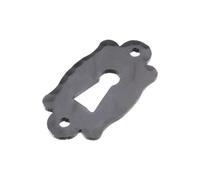 Spira Brass Iron Spike Escutcheons 60X30mm Matt Black