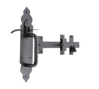 Spira Brass Iron Suffolk Latch - Gothic Black