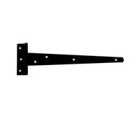 Spira Brass Iron Tee Hinge (1) - Standard 10" - 250mm Black