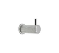 Spira Brass Jewel Knurlmond Coat Hook Polished Chrome