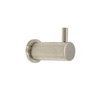 Spira Brass Jewel Knurlmond Coat Hook Satin Nickel