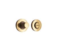 Spira Brass Jewel Knurlmond Thumb Turn & Release Aged Brass