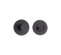 Spira Brass Linear Knurlmond Thumb Turn & Release Matt Black