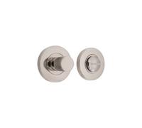 Spira Brass Linear Knurlmond Thumb Turn & Release Polished Nickel