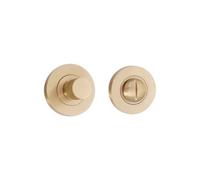 Spira Brass Linear Knurlmond Thumb Turn & Release Satin Brass