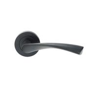 Spira Brass Mercury Lever Door Handle Gun Metal Grey