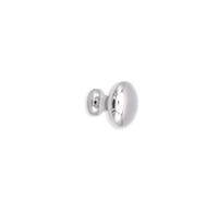 Spira Brass Mushroom 25mm Cupboard Knob Polished Nickel