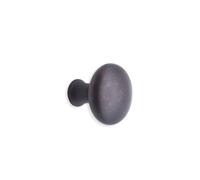 Spira Brass Mushroom 32mm Cupboard Knob Aged Bronze