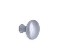 Spira Brass Mushroom 32mm Cupboard Knob Satin Chrome