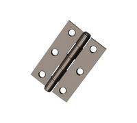 Spira Brass Non Ce Mild Steel Butt Hinges - Black Nickel