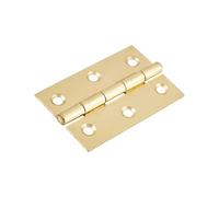 Spira Brass Non Ce Mild Steel Butt Hinges - Electro Brass