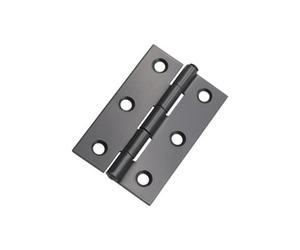 Spira Brass Non Ce Mild Steel Butt Hinges - Gunmetal Grey