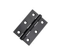 Spira Brass Non Ce Mild Steel Butt Hinges - Matt Black
