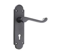 Spira Brass Oakley (S-Type) Lock Lever Handle Matt Black