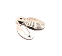 Spira Brass Oval Beehive Escutcheon Polished Nickel