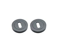 Spira Brass Oval Standard Escutcheon Gun Metal Grey