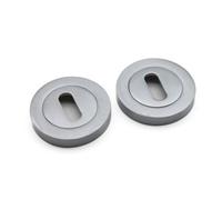 Spira Brass Oval Standard Escutcheon Satin Chrome