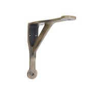 Spira Brass Penny Gallow Shelf Bracket Matt Antique (Sold In Pairs)