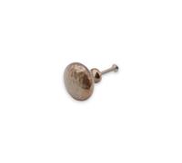 Spira Brass Pira Brass Hammered Mushroom 38mm Cupboard Knob Antique
