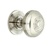 Spira Brass Preston Small 32mm Cupboard Knob Polished Nickel