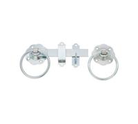 Spira Brass Ring Gate Latch - Plain Zinc