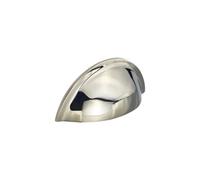 Spira Brass Slim Cup Drawer Pull - Small Polished Nickel