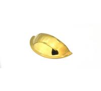 Spira Brass Slim Cup Handle Small Polished Brass Unlacquered