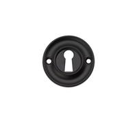 Spira Brass Slimline Standard Escutcheon Matt Black