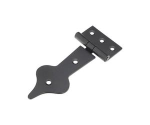Spira Brass Spearhead Hinge Black