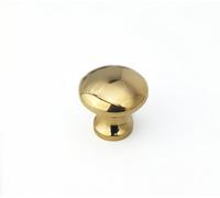 Spira Brass Spira Barss Mushroom 25mm Cupboard Knob Polilshed Brass Unlacquered