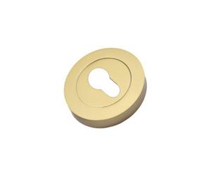 Spira Brass Spsira Brass Euro Profile Escutcheon Satin Brass