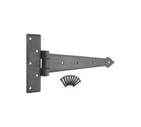 Spira Brass T - Hinges Arrow End Beeswax 9" 225mm