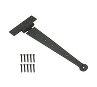 Spira Brass T - Hinges Penny End Beeswax 12" 300mm